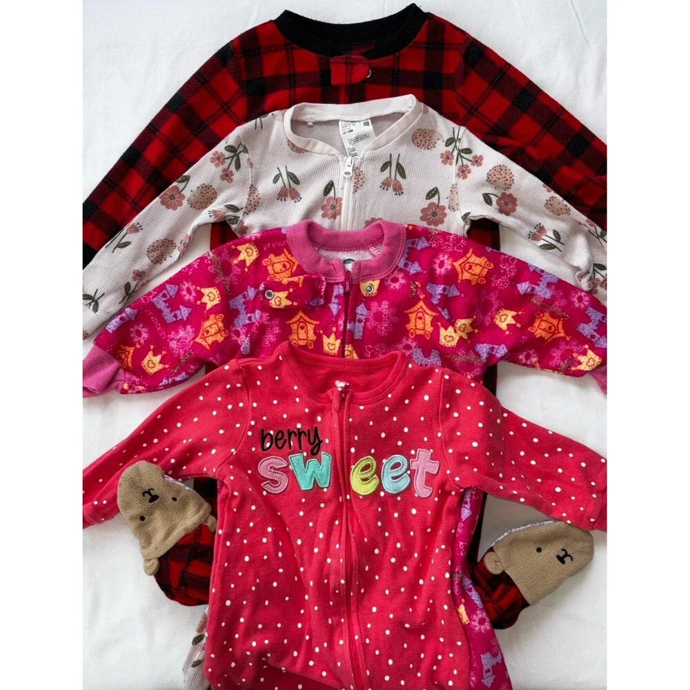 Baby Winter Fleece Onesies Bundle